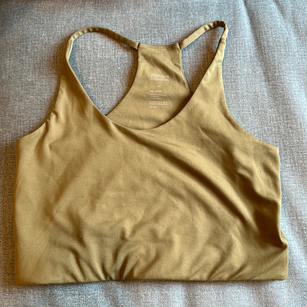 Girlfriend Collective FLOAT Cleo Bra in Fern Size Medium